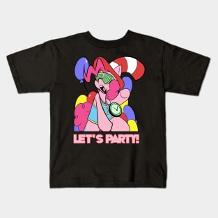 Pinkie Patreon Says "Let's Party!" Kids T-Shirt